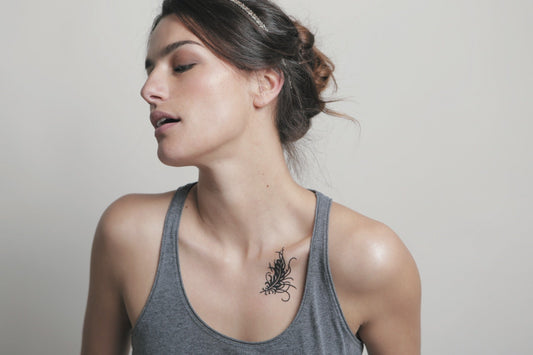 Plume DU Paradis – bijou de peau repositionnable M Paris