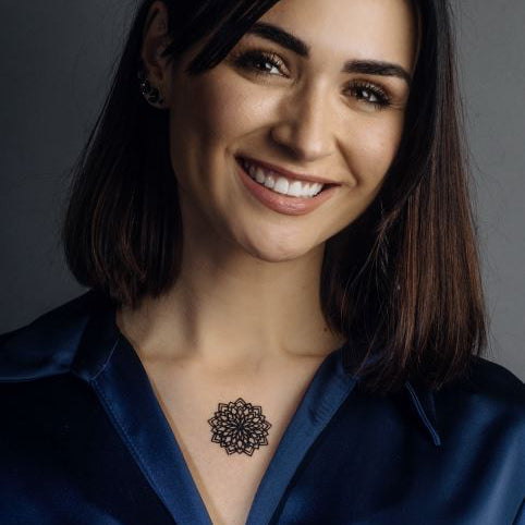 Mandala – bijou de peau repositionnable M Paris