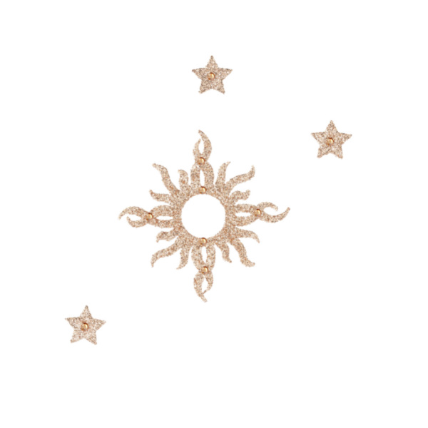 Soleil Etoile – bijou de peau repositionnable M Paris