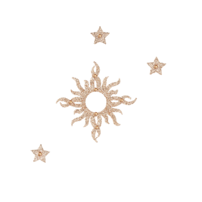 Soleil Etoile – bijou de peau repositionnable M Paris