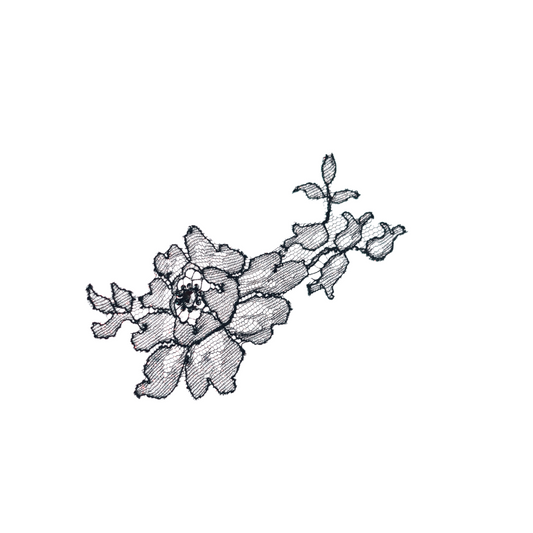 Dentelle de calais – bijou de peau repositionnable M Paris