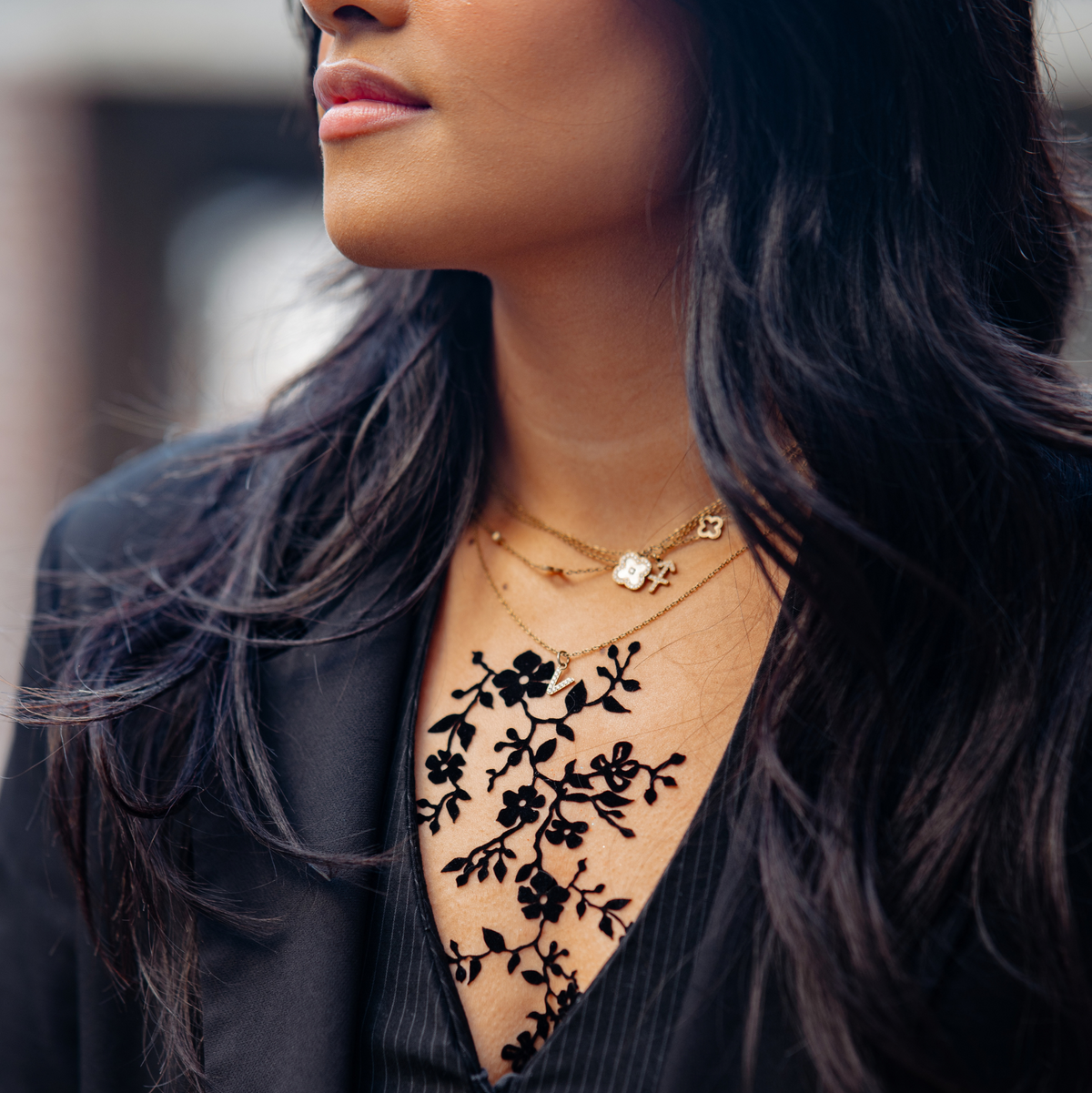 Osaka satin noir – tatouage éphémère waterproof M Paris