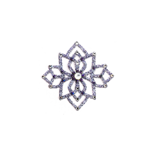 Flower nacre – bijou de peau repositionnable M Paris