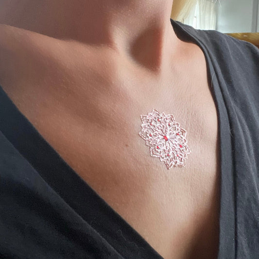 Mandala précieux – bijou de peau repositionnable M Paris