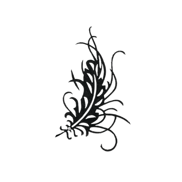 Plume DU Paradis – bijou de peau repositionnable M Paris