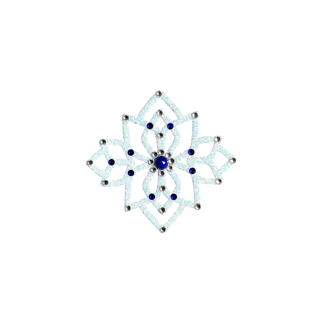 Flower Lazuli – bijou de peau repositionnable M Paris