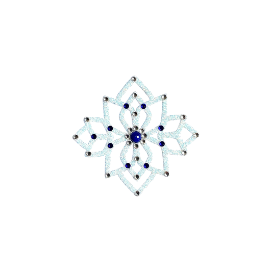 Flower Lazuli – bijou de peau repositionnable M Paris